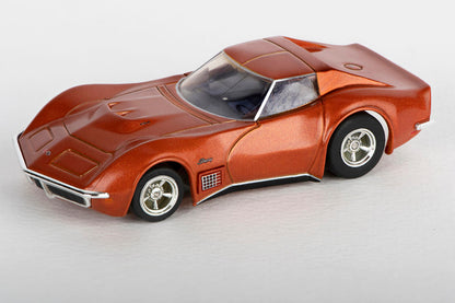 AFX 22047 1971 Corvette 454 Ontario Orange Mega G+ MegaG Plus HO Slot Car