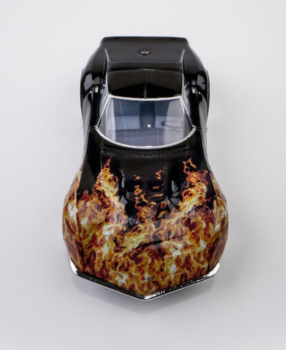 AFX 22051 1968 Chevy Corvette L88 427 Black Flame Mega G+ HO Slot Car AFX22051