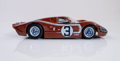 AFX 22053 Ford GT40 MKIV #3 LeMans 1967 Copper Mega G+ HO Slot Car AFX22053