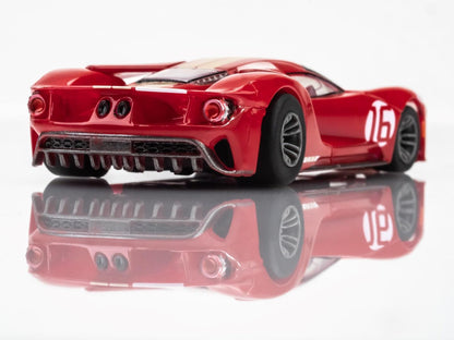 AFX 22067 Ford GT Heritage #16 Red Mega G+ MG+ HO scale slot Car MegaG Plus