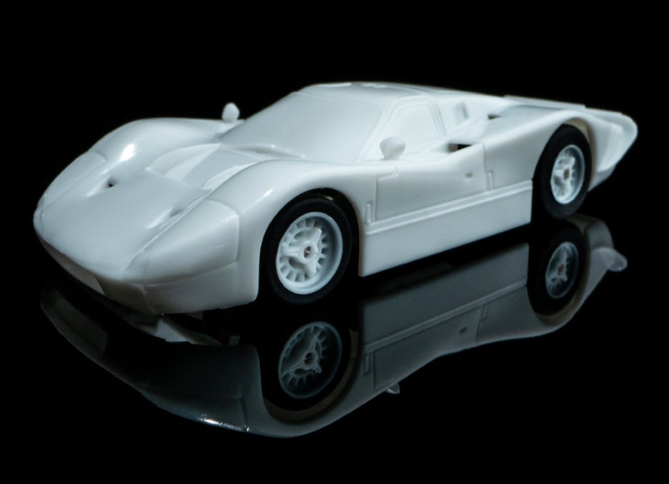 AFX 22070 Ford GT40 MK IV White Paintable Mega G+ HO Slot Car AFX22070
