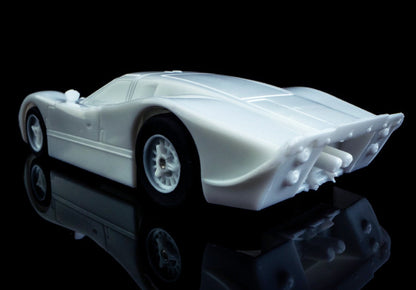 AFX 22070 Ford GT40 MK IV White Paintable Mega G+ HO Slot Car AFX22070