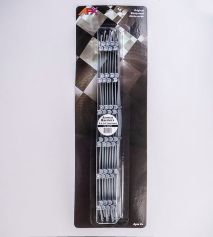 AFX 22072 Armco Barriers 14" Sections 8pcs HO Slot Car Track Accessories