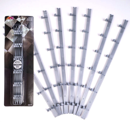 AFX 22072 Armco Barriers 14" Sections 8pcs HO Slot Car Track Accessories