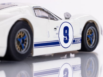 AFX 22078 Ford GT40 Mark IV #9 White HO Slot Car AFX22078 Mega G+