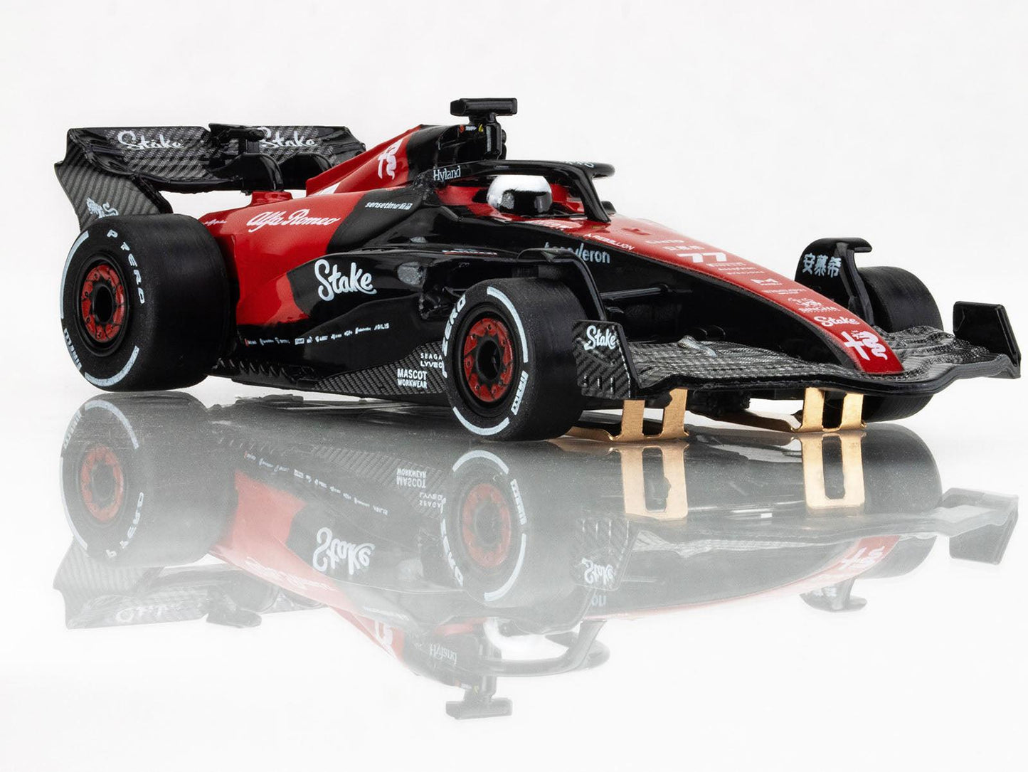 AFX 22083 2023 Alfa Romeo F1 Valterri Bottas #77 HO Scale Slot Car AFX22083