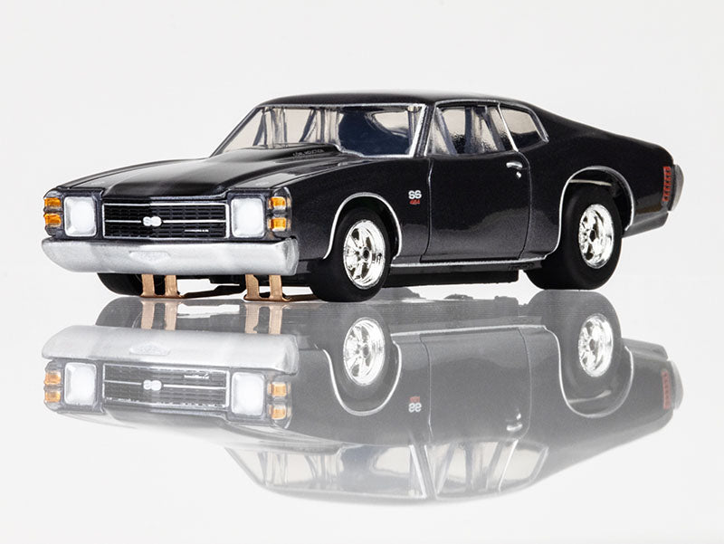 AFX 1972 Chevelle SS454 Black 22087 HO Scale Slot Car MegaG  Mega G+