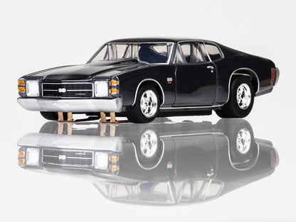 AFX 1972 Chevelle SS454 Black 22087 HO Scale Slot Car MegaG  Mega G+