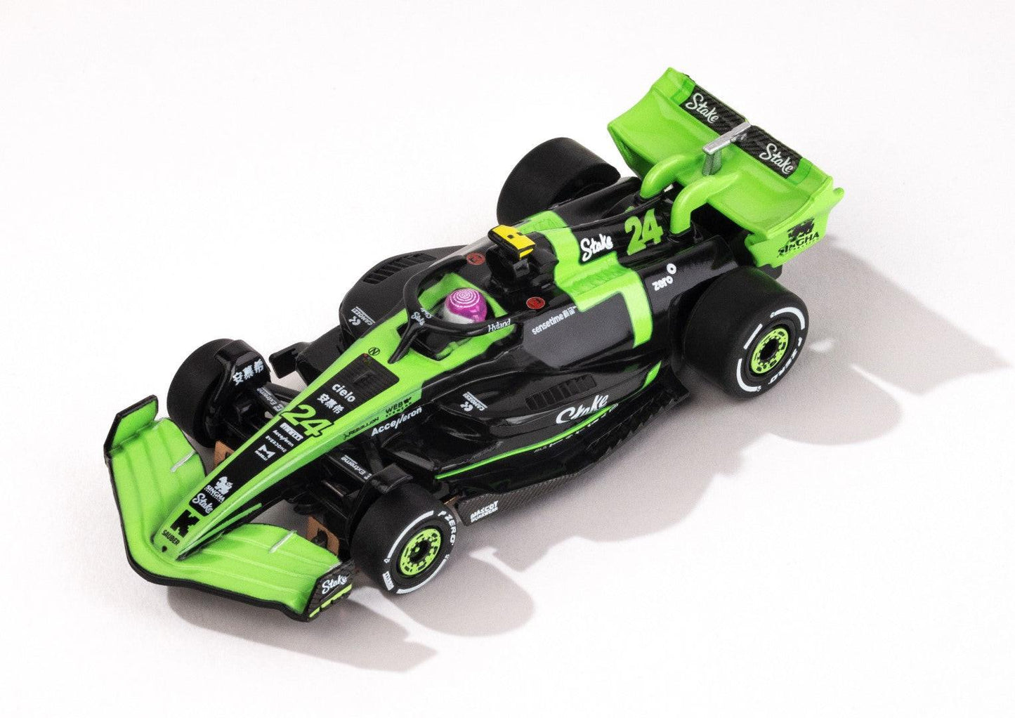 AFX 22092 Sauber F1 C44 Stake #24 HO Slot Car AFX22092 Mega G+ Formula one
