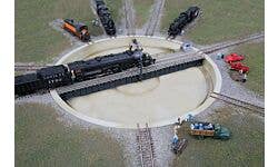 Walthers Cornerstone 933-2618 N Motorized 130' Turntable Assembled