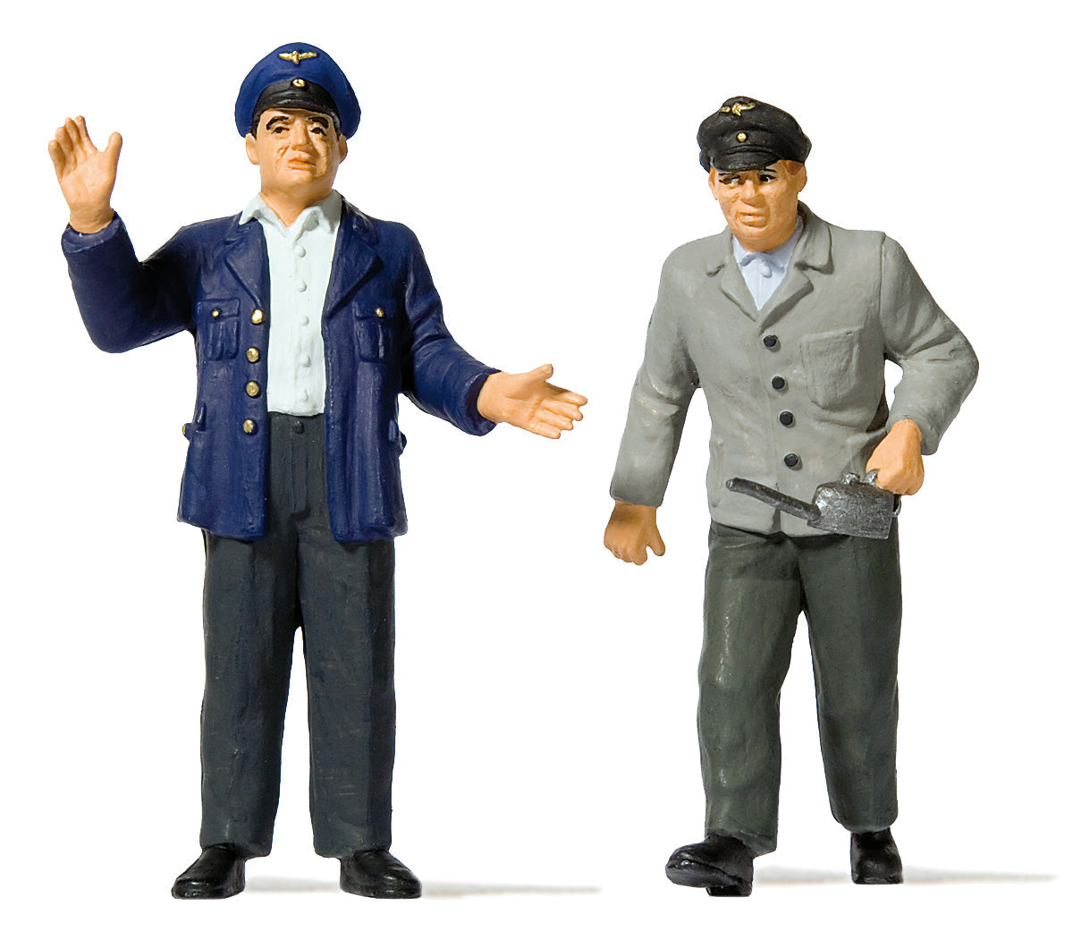 Preiser 44918 G Scale Engineer & Fireman Standing Set #2
