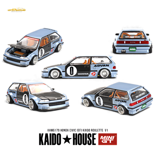 Mini GT x Kaido House Honda Civic (EF) #0 Kaido Roulette V1 1:64 KHMG179