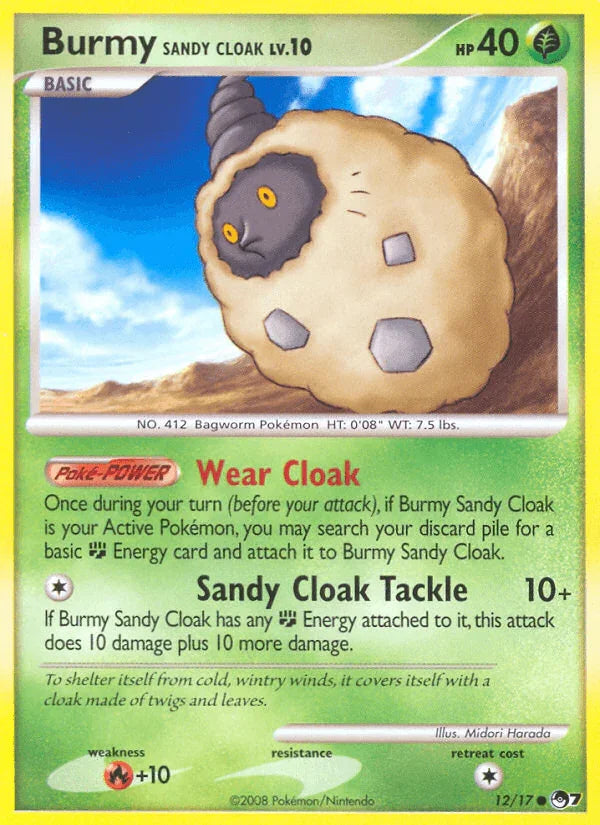 Burmy Sandy Cloak (12/17) [POP Series 7]