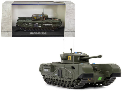 Infantry Tank Mk. IV Churchill Mk. VII "Briton" "UK 34th Tank Brigade France July 1944" 1/43 Diecast Model by AFVs of WWII  free shipping USA