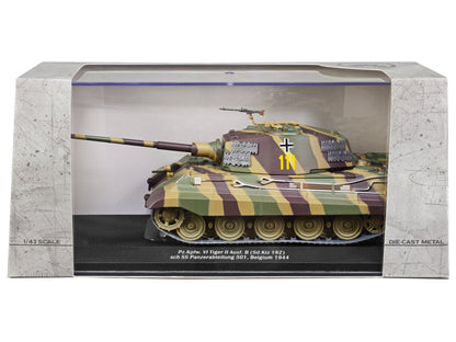 German Sd. PzKpfw VI King Tiger Ausf. B Heavy Tank #111 "Schwere SS Panzer Abteilung 101 Belgium 1944" 1/43 Diecast Model by AFVs of WWII  free shipping USA