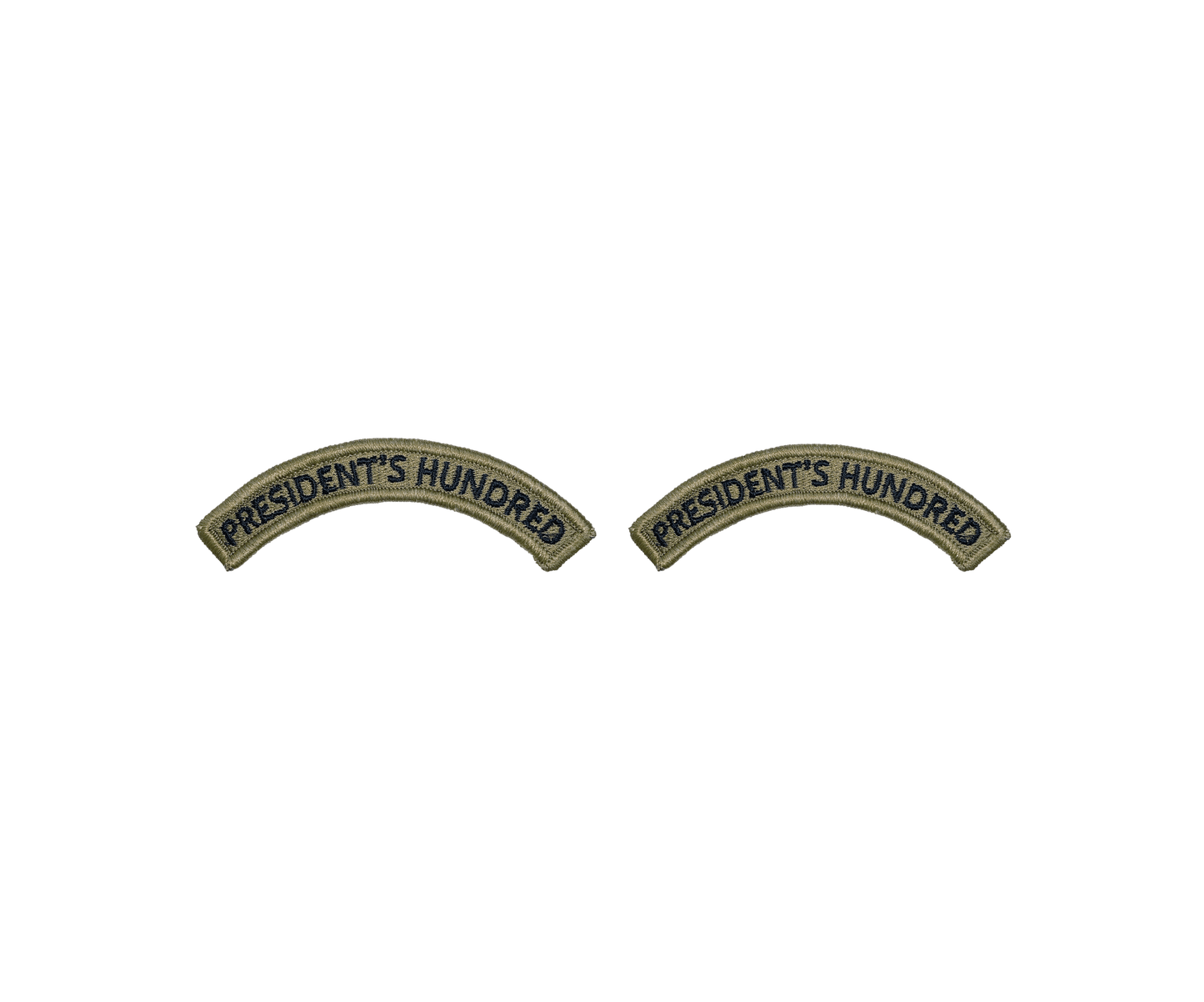 Presidents Hundred OCP Tab W/ Hook Fastener (Pair)