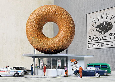 Walthers Cornerstone 933-3835 N Scale Hole-In-One Donut Shop -- Kit