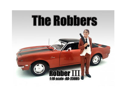 "The Robbers" Robber III Figure For 1:18 Scale Models by American Diorama  free shipping USA