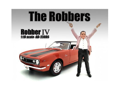 "The Robbers" Robber IV Figure For 1:18 Scale Models by American Diorama  free shipping USA