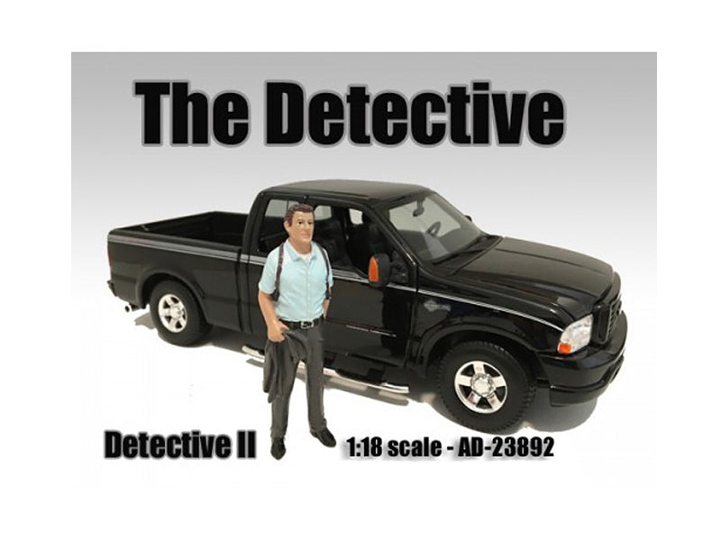 "The Detective #2" Figure For 1:18 Scale Models by American Diorama  free shipping USA