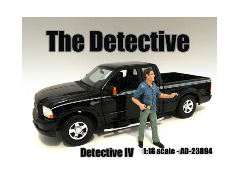 "The Detective #4" Figure For 1:18 Scale Models by American Diorama  free shipping USA