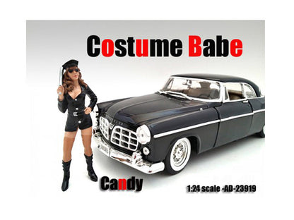 Costume Babe Candy Figure For 1:24 Scale Models by American Diorama  free shipping USA