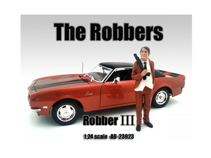 "The Robbers" Robber III Figure For 1:24 Scale Models by American Diorama  free shipping USA