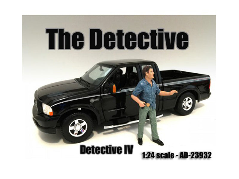 "The Detective #4" Figure For 1:24 Scale Models by American Diorama  free shipping USA