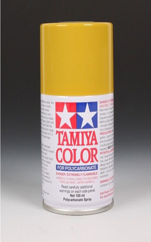 Tamiya TAMPS-56 PS-56 Mustard Yellow Polycarbonate Lexan RC Spray Paint 100ml