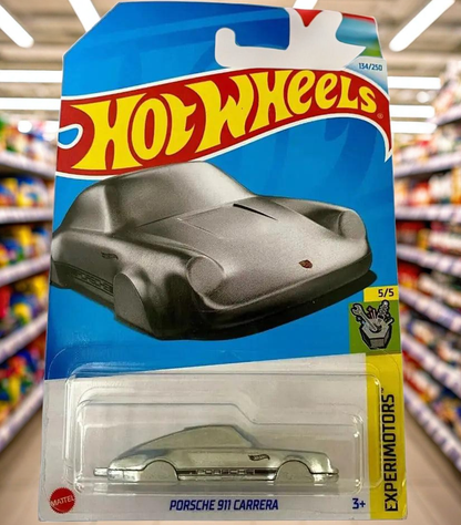 Hot Wheels Porsche 911 Carrera (Silver) Keychain Experimotors 5/5 New for 2024
