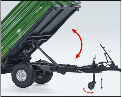 Wiking 077348 1/32 Brantner E 6035 Threeside Dump Trailer