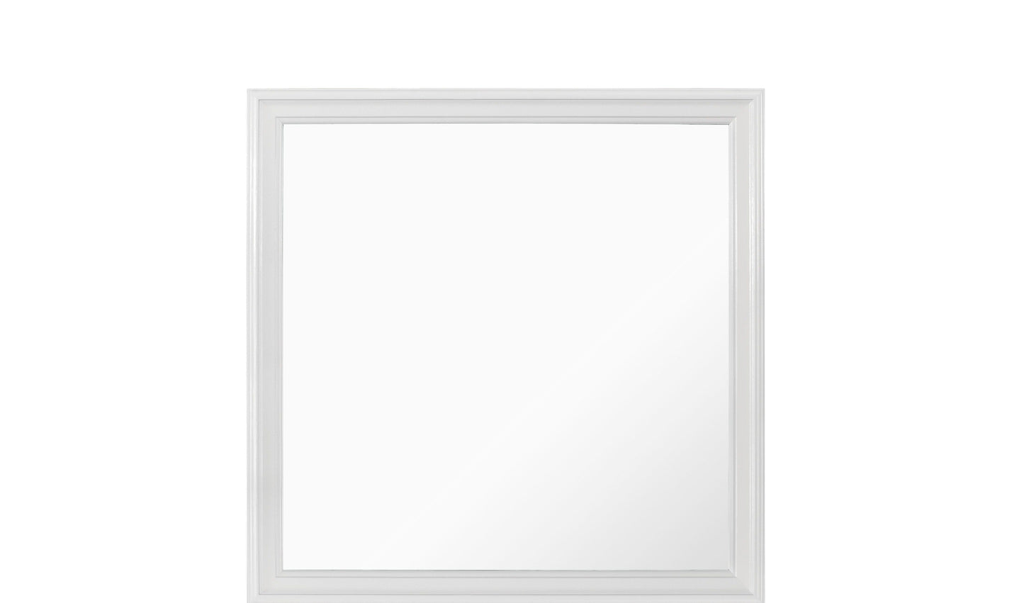 Shaker - Crocodile Metallic Mirror - White by Couch.com