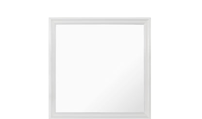 Shaker - Crocodile Metallic Mirror - White by Couch.com