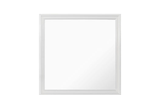 Shaker - Crocodile Metallic Mirror - White by Couch.com