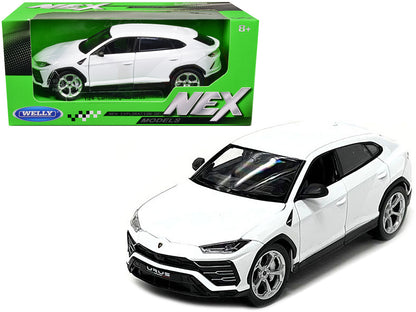 Lamborghini Urus White "NEX Models" 1/24 Diecast Model Car by Welly  free shipping USA