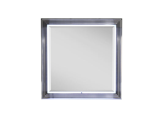 Moon - Smooth Mirror With LED - White by Couch.com