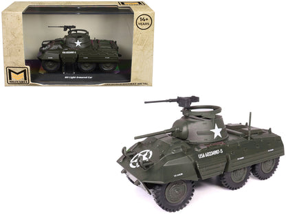 M8 Light Armored Car Olive Drab "United States Army" 1/43 Diecast Model by Militaria Die Cast  free shipping USA