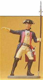 Preiser 54133 1/24 Scale Prussian Army Circa 1756, 7th Infantry 1/24