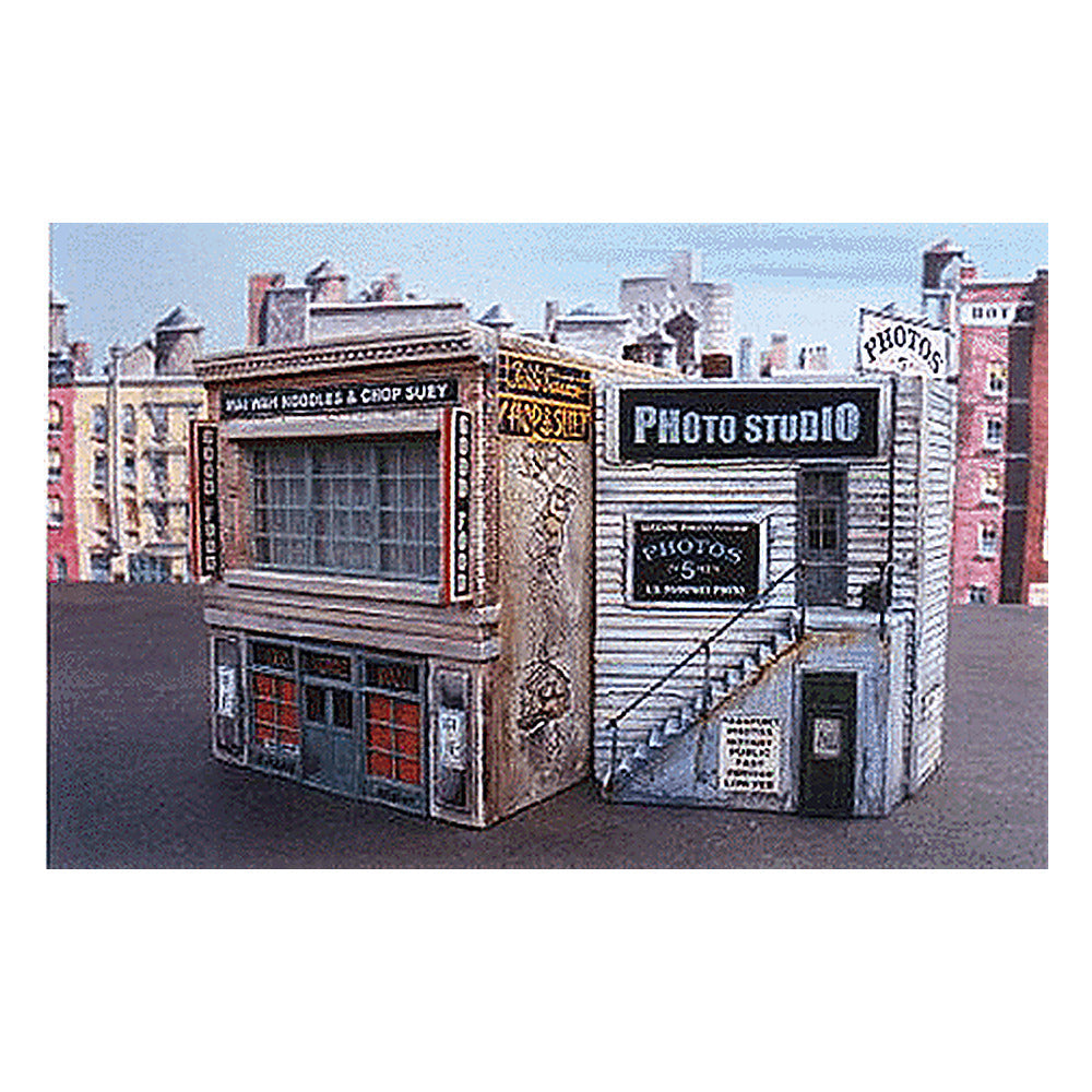 Downtown Deco 1005 HO Scale Blair Avenue Part One -- Kit - 4 x 6" 10.2 x 15.2cm