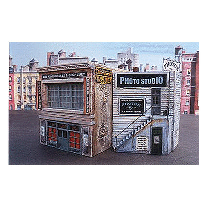 Downtown Deco 1005 HO Scale Blair Avenue Part One -- Kit - 4 x 6" 10.2 x 15.2cm