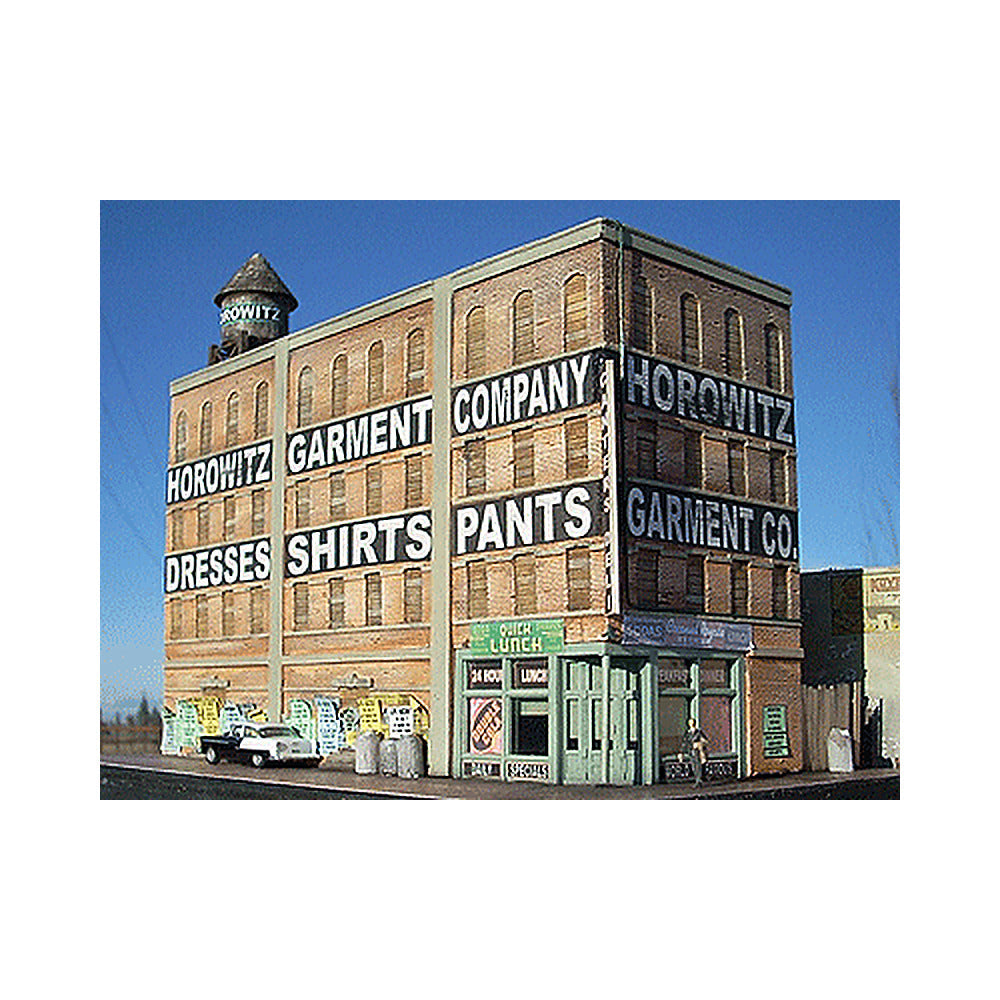 Downtown Deco 1046 HO Scale Horowitz Garment Company -- Kit