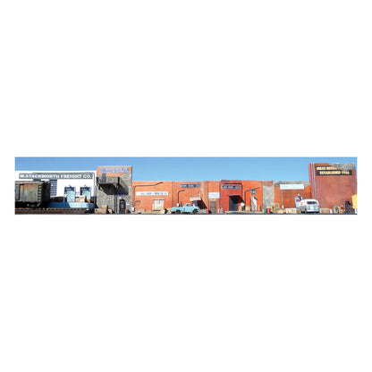 Downtown Deco 1066 HO Scale Downtown Alleyway Flat Background Structure Kit