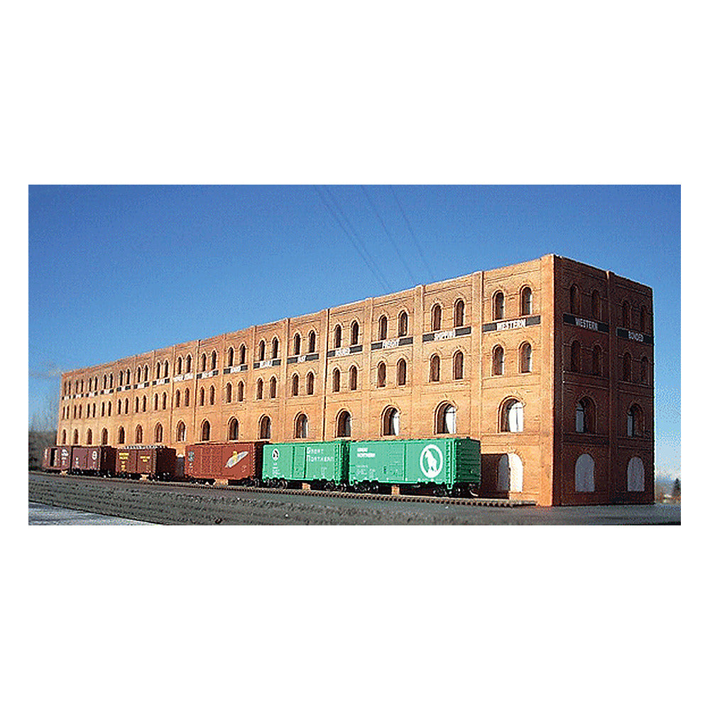 Downtown Deco 2010 N Scale Shipping Warehouse Flat -- Kit