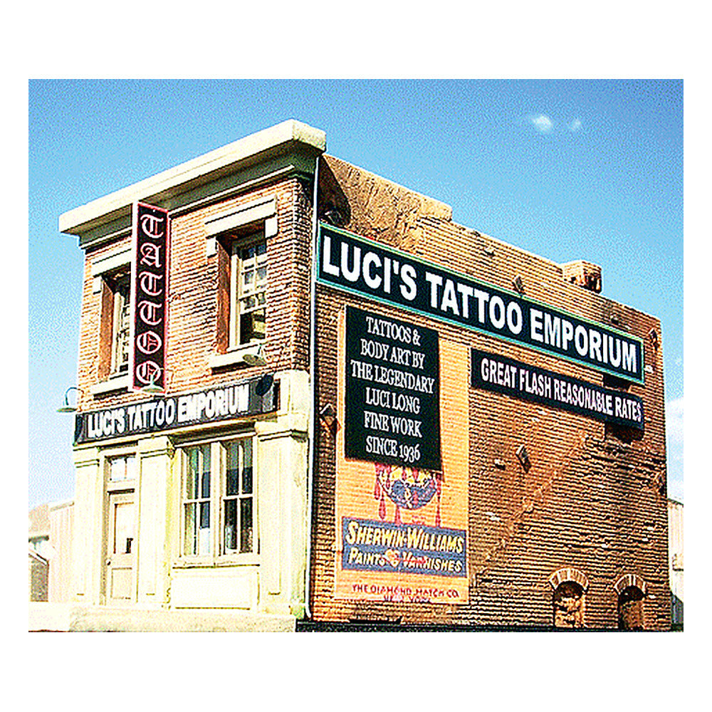 Downtown Deco 2012 N Scale Luci's Tattoo Emporium -- Kit