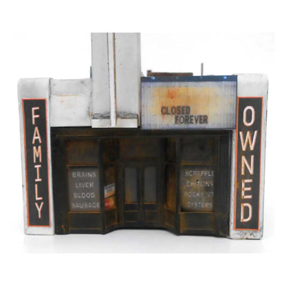 Downtown Deco 2025 N Scale Von Eerie's Restaurant -- Cast-Hydrocal Kit