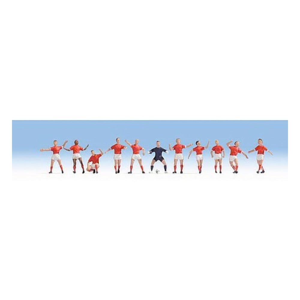 Noch 15985 HO Scale Swiss Soccer Team -- pkg(11)