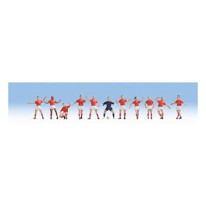 Noch 15985 HO Scale Swiss Soccer Team -- pkg(11)