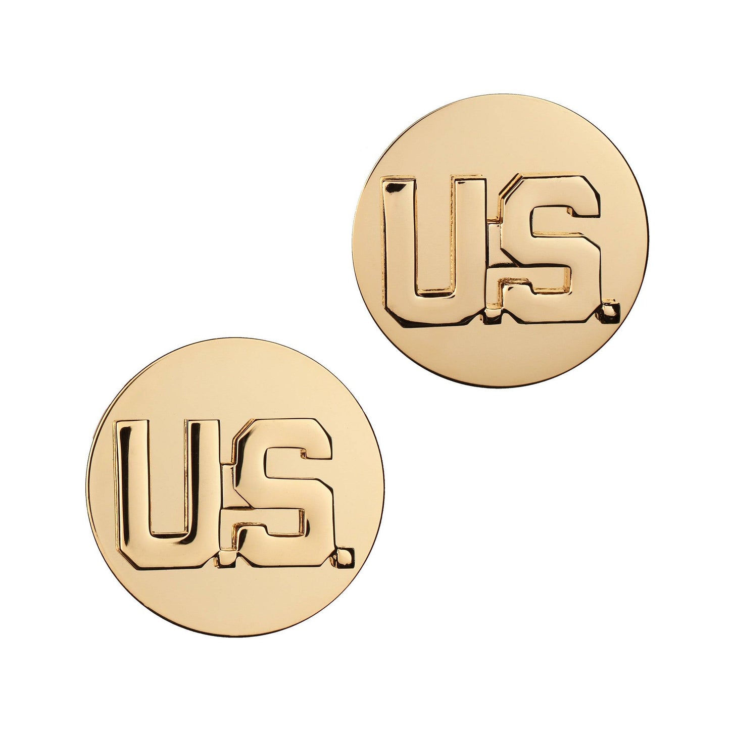 U.S. Army Enlisted U.S. & U.S. STA-BRITE® Pin-on (pair)