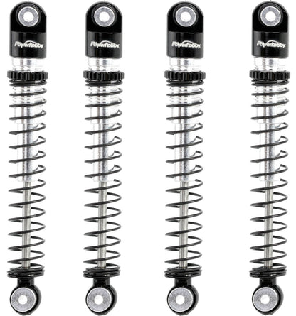 Powerhobby 1/24 Axial SCX24 Aluminum 54mm Long Travel Shocks Jeep Bronco Black