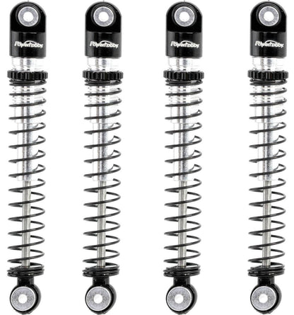 Powerhobby 1/24 Axial SCX24 Aluminum 54mm Long Travel Shocks Jeep Bronco Black